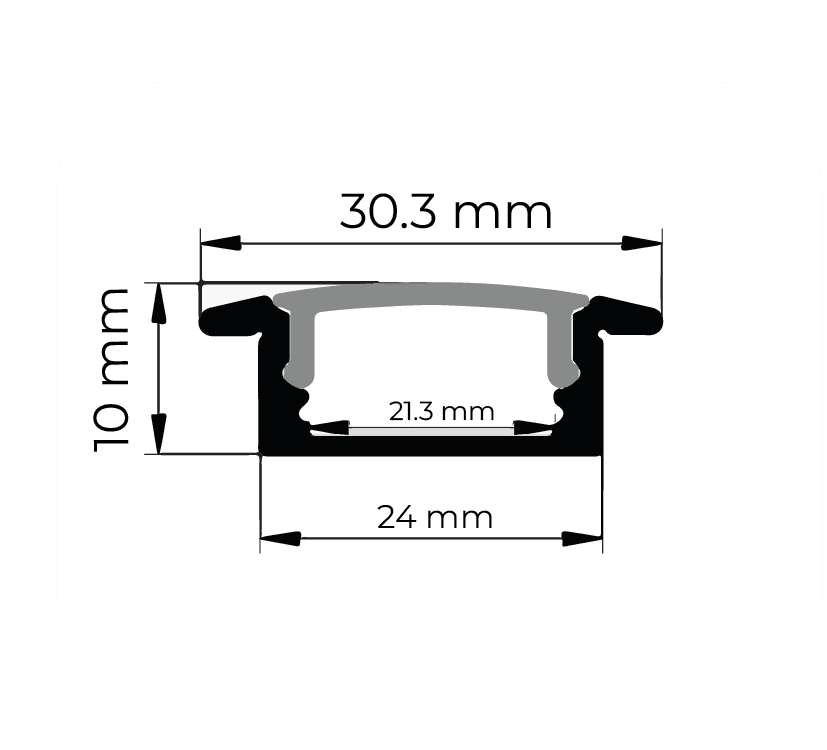 Slim Recessed Fit