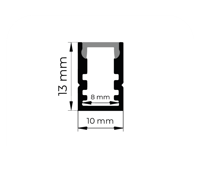 Ultra Slim Surface Mounted